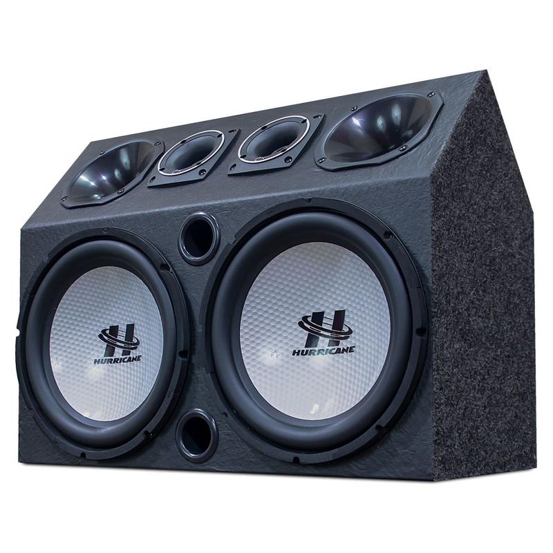 Caixa Trio Som Carro Radio Bluetooth Usb + Modulo Taramps